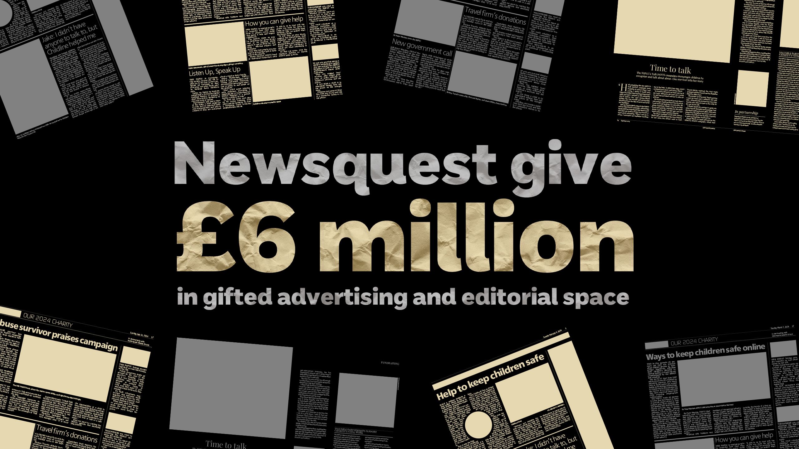 Newsquest give £6 million in gifted advertising and editorial space