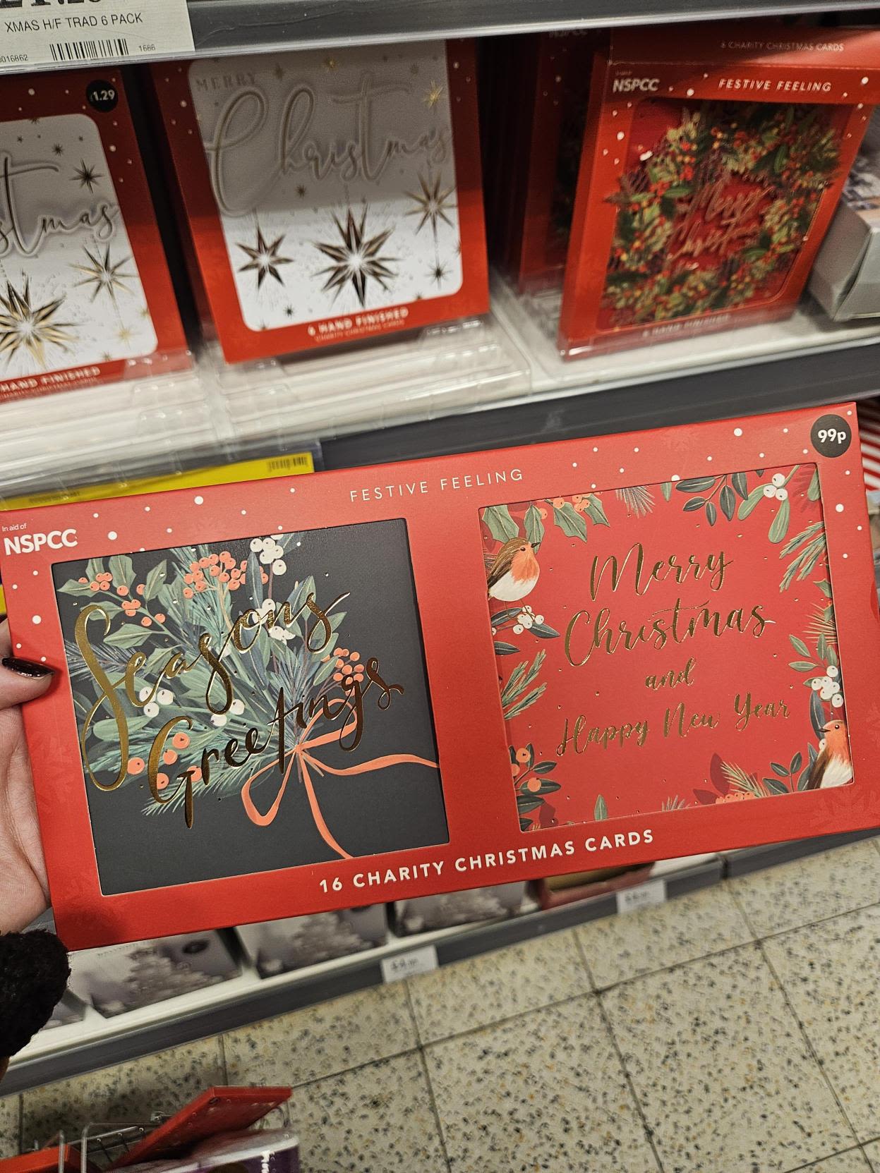 Home Bargains Christmas cards